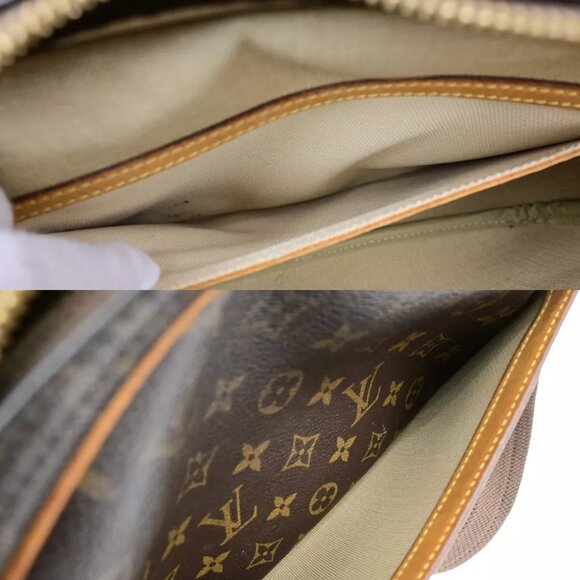 LOUIS VUITTON Reporter PM Crossbody Shoulder Bag Monogram Leather Brown France M - Picture 5 of 16